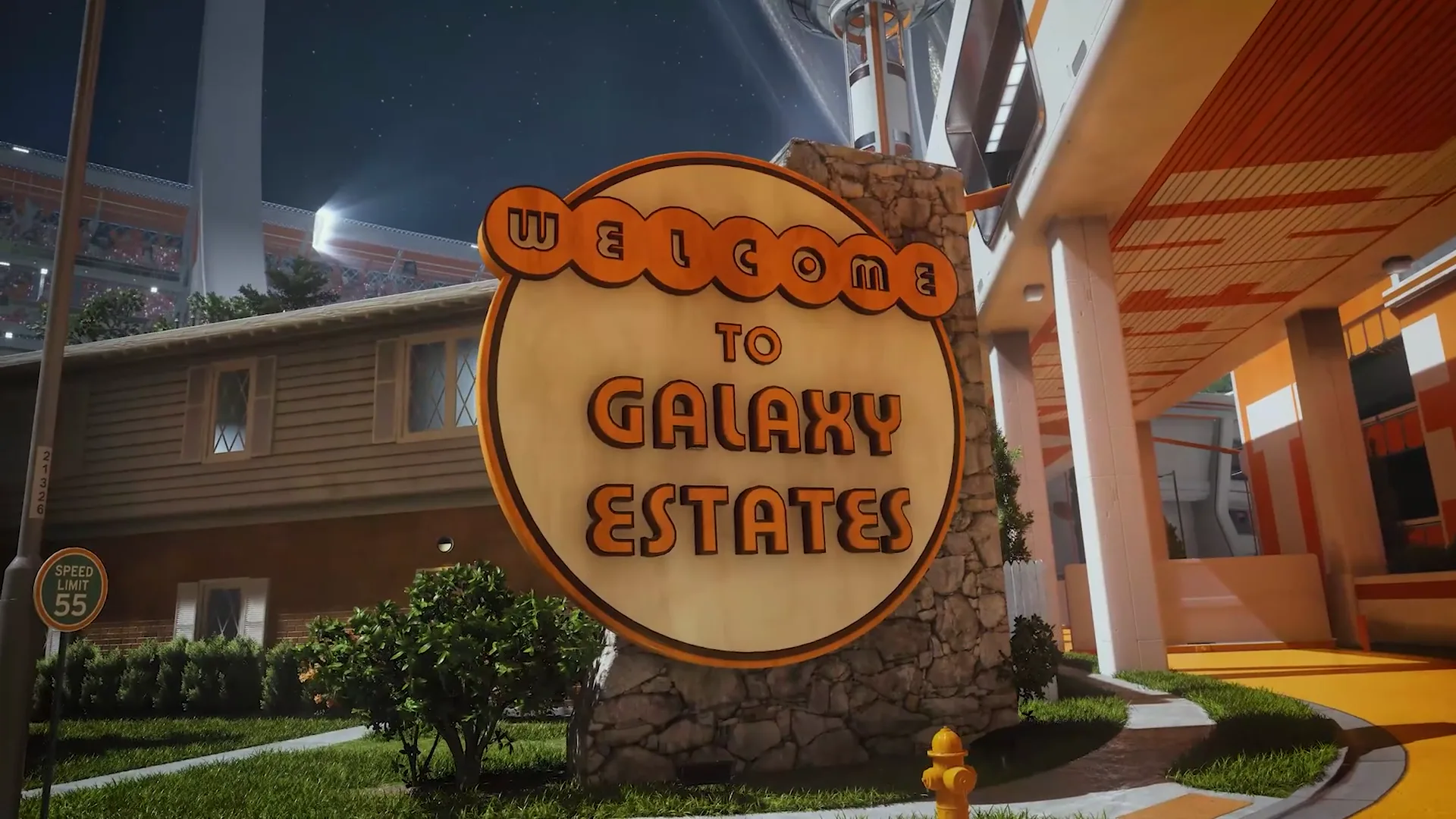 Galaxy Estates arena in THE FINALS